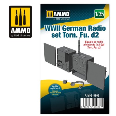 GERMAN RADIO SET Torn. Fu. D2 WWII - 1/35 SCALE - MIG 8908